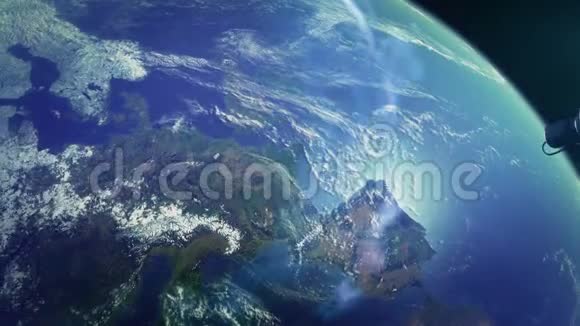 空间地球之旅旅行视频的预览图