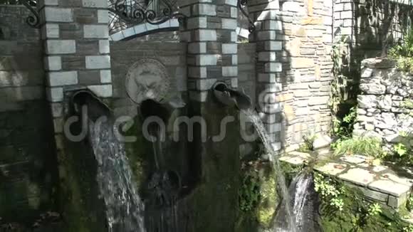 水泉在帕纳亚塔索斯希腊视频的预览图