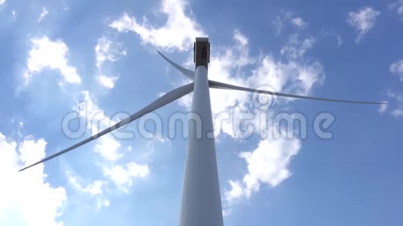 工业风力发动机提供生物能源后视关门视频的预览图
