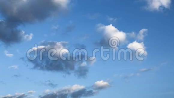 动云蓝天浩瀚蓝天云天天有云天有云天自然云蓝视频的预览图
