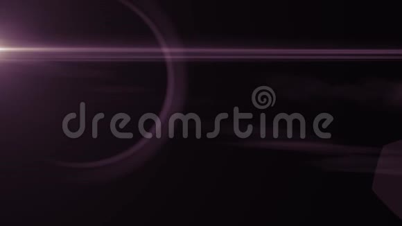 水平紫色太阳移动灯光学镜头耀斑覆盖闪亮的动画艺术背景新质量自然视频的预览图
