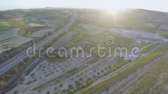 农村地区植物气锅令人惊叹的绿色景观耕地视频的预览图