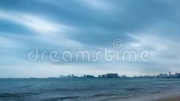 海南海口湾建筑景观视频的预览图