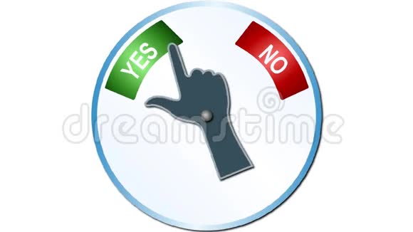 钟面手动选择YES和NO按钮的视频视频的预览图
