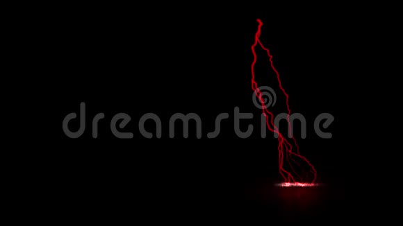 红色旅行闪电动画图形元素视频的预览图