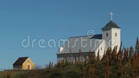 冰岛基督教会的风景安德列夫视频的预览图