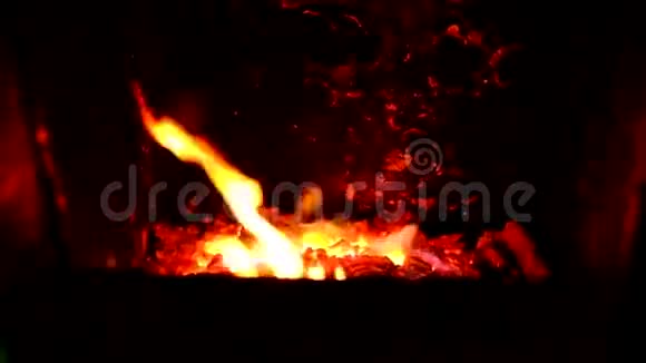炉子里的火视频的预览图