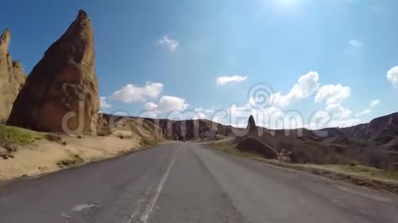 土耳其卡帕多西亚公路车载摄像机视频的预览图