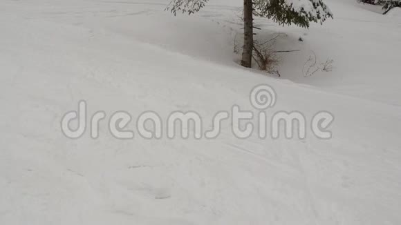 肖波克山脉的冬天视频的预览图