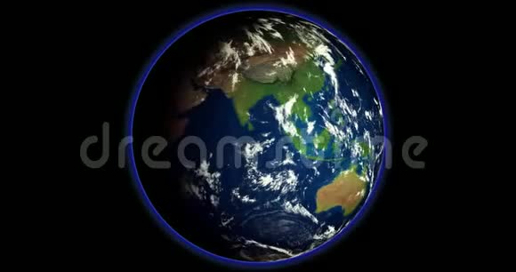 地球旋转蓝色视频的预览图