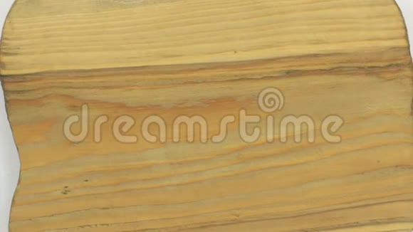 木架旋转的特写表面的木质背景进行设计和装饰视频的预览图