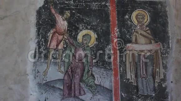古老的圣经壁画视频的预览图