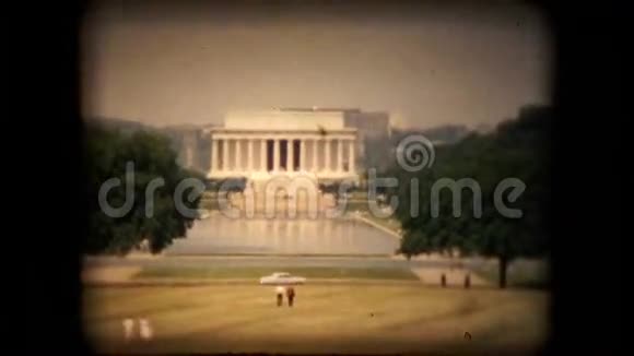林肯纪念碑的景色视频的预览图