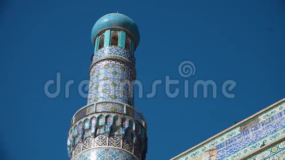 印在清真寺上的独特图案视频的预览图