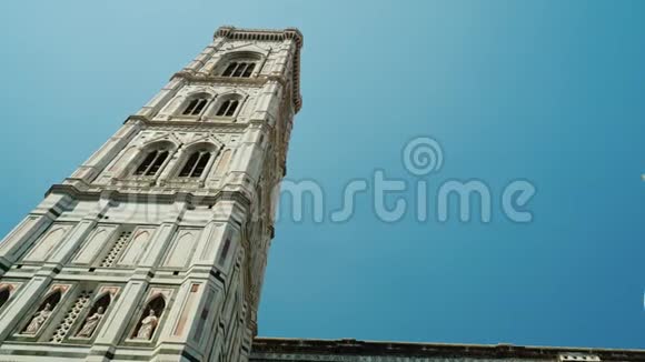 乔托坎帕尼勒钟楼佛罗伦萨和意大利的杰出地标视频的预览图