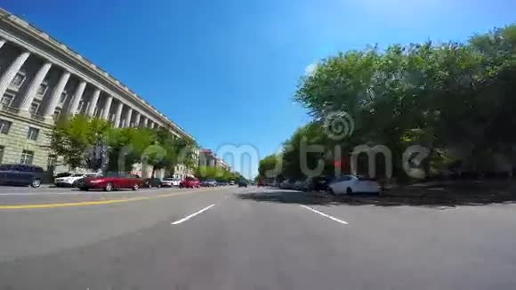 开车穿过华盛顿特区视频的预览图