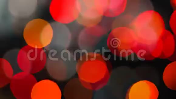 闪烁的迷幻闪光灯小小的明亮的重叠的模糊的节日和五颜六色的圣诞灯视频的预览图