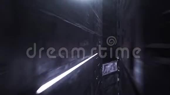 VJ循环数字霓虹灯隧道视频的预览图