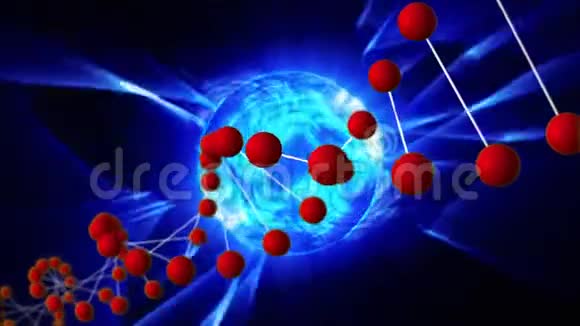 DNA和发光球视频的预览图