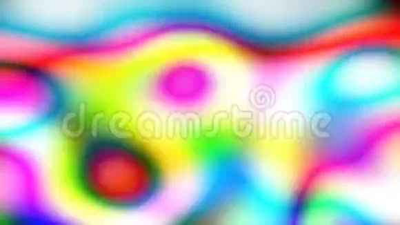 全息抽象活壁纸彩虹色运动背景视频的预览图