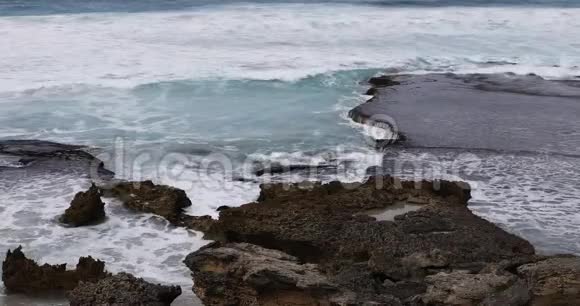 海岸线由袋鼠岛澳大利亚4K视频的预览图