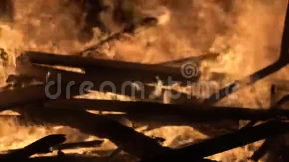 火灾烧毁房屋短路危险视频的预览图