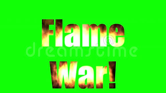 火焰战争绿色屏幕视频的预览图