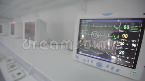 医疗设备一个现代化的操作实验室里的心脏机器视频的预览图