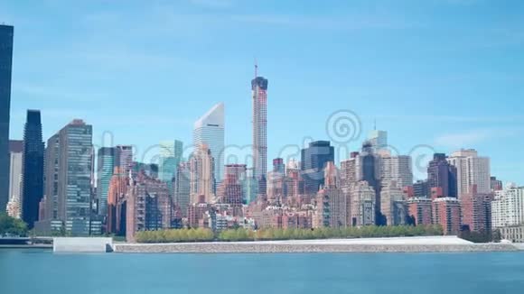 纽约公园大道432号建筑施工日时距纽约时间4k视频的预览图