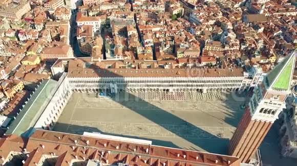 圣马可广场和威尼斯坎帕尼莱视频的预览图
