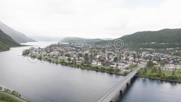 挪威城市MosjA恩Mosjoen视频的预览图