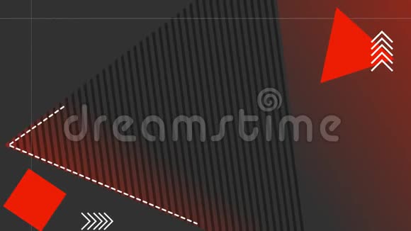 红色三角形和正方形的动画视频的预览图