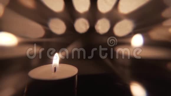 艺术蜡烛运动背景视频的预览图