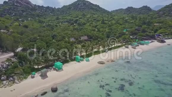 用Flycam观景网在海滩上与海生植物做鱼视频的预览图