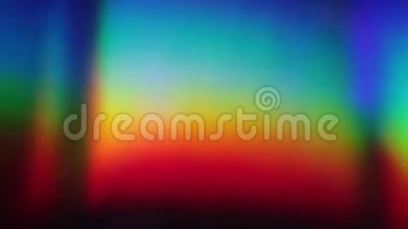 多色彩虹色用于覆盖效果美丽的全息图视频的预览图