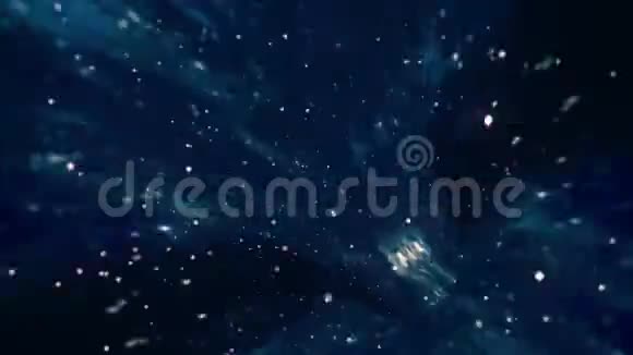 星际旅行在超空间虫洞入口与恒星无缝循环视频的预览图