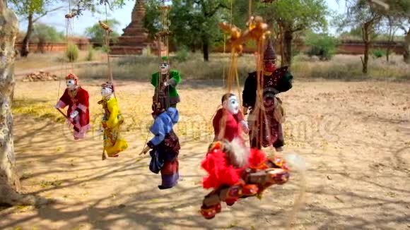 正宗木偶市场巴根缅甸视频的预览图