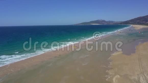 热带海滩线的全景视频的预览图