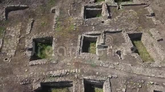 俄罗斯古希腊塔尼斯城的废墟考古遗址视频的预览图