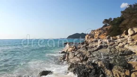 撒丁岛意大利卡拉蒙特特诺海滩视频的预览图