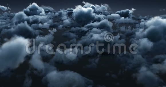 黑暗天空中的烟云视频的预览图