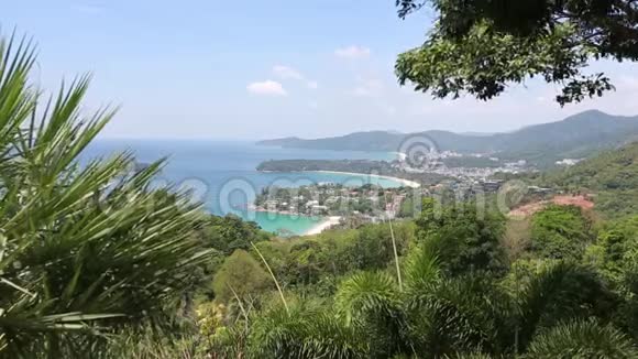 泰国普吉岛热带岛屿景观视频的预览图