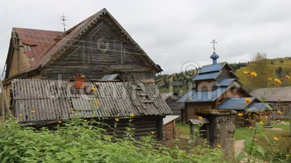 19世纪俄国东正教教堂建筑群视频的预览图