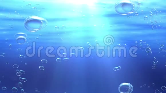 水下的阳光太阳水生的视频的预览图