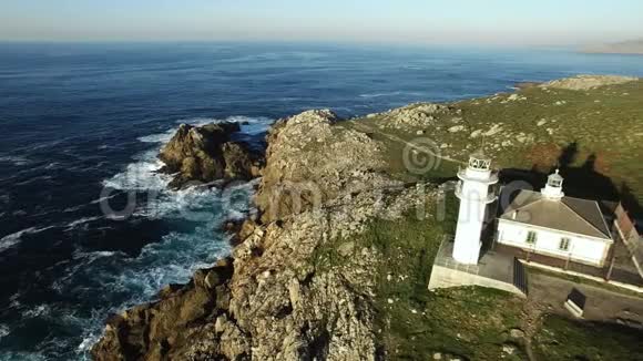 西班牙海岸和灯塔航空足迹视频的预览图