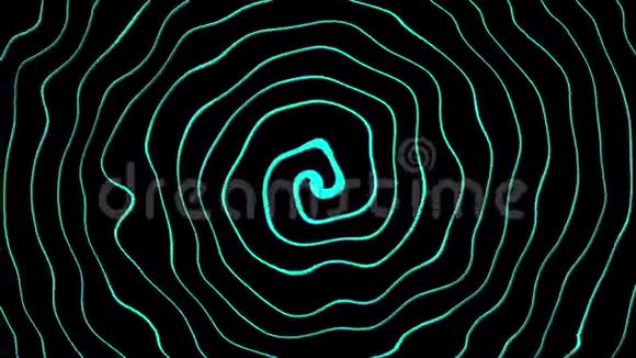 旋转的扭曲螺旋线视频的预览图