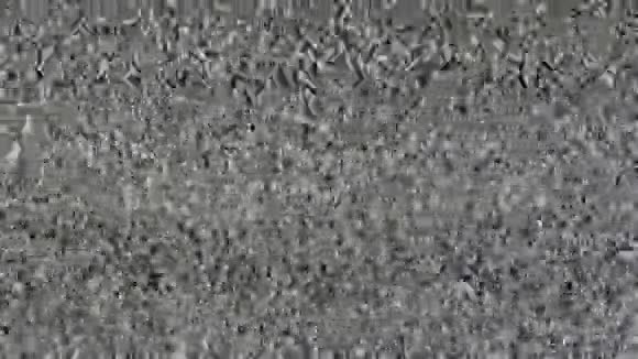 电视静态噪音黑色白色视频的预览图