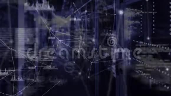 网络连接的动画视频的预览图