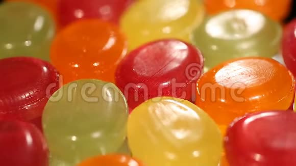 糖果店提供彩色硬糖各种糖果视频的预览图