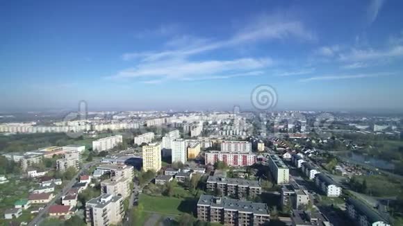 城市的空中景色视频的预览图